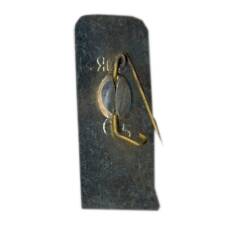 Значок 50 лет декрету В.И.Ленина «О земле» (вид 2)