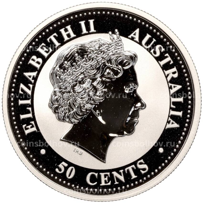Монета  50 центов 2003 года Австралия «Китайский гороскоп — Год козы» (вид 2)