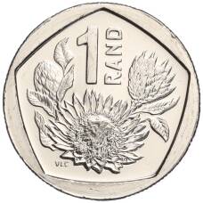 Монета 1 рэнд 2023 года ЮАР (реверс)