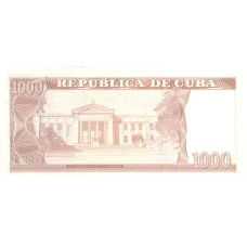 Банкнота 1000 песо 2023 года Куба (вид 2)
