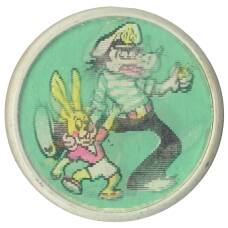 Значок Зайц и Волк — переливная картинка