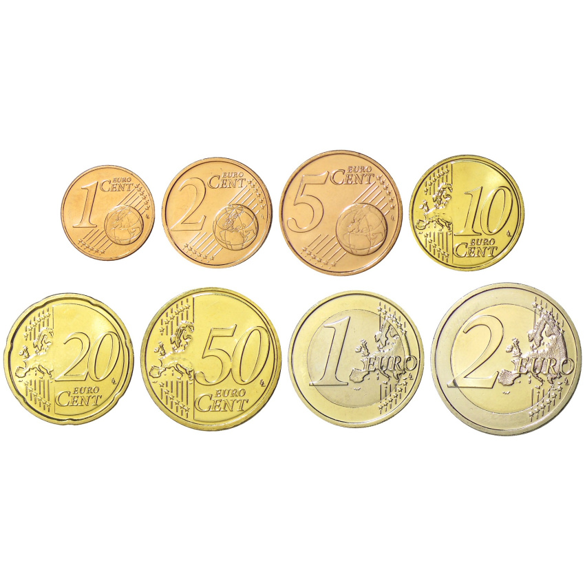 Годовой набор монет Евро 2012 года Ирландия (вид 2)