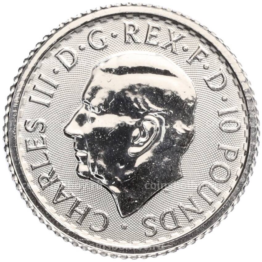 Монета 10 фунтов 2023 года Великобритания (Карл III) (вид 2)