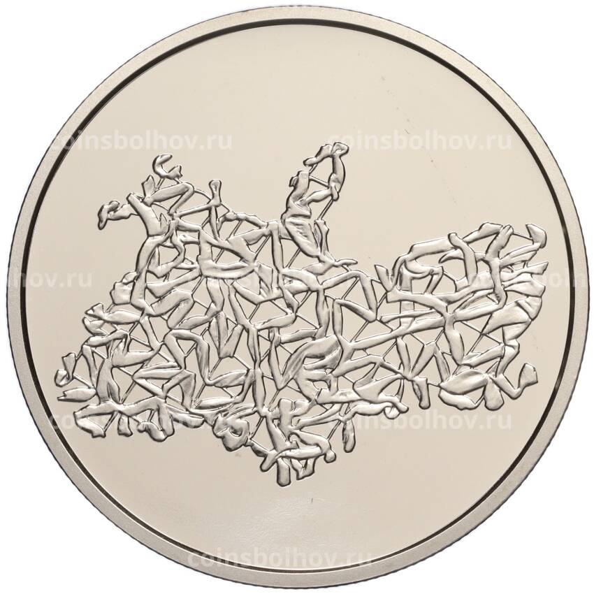 Монета 5 гривен 2023 года Украина — Страна супергероев — Благодарность волонтерам