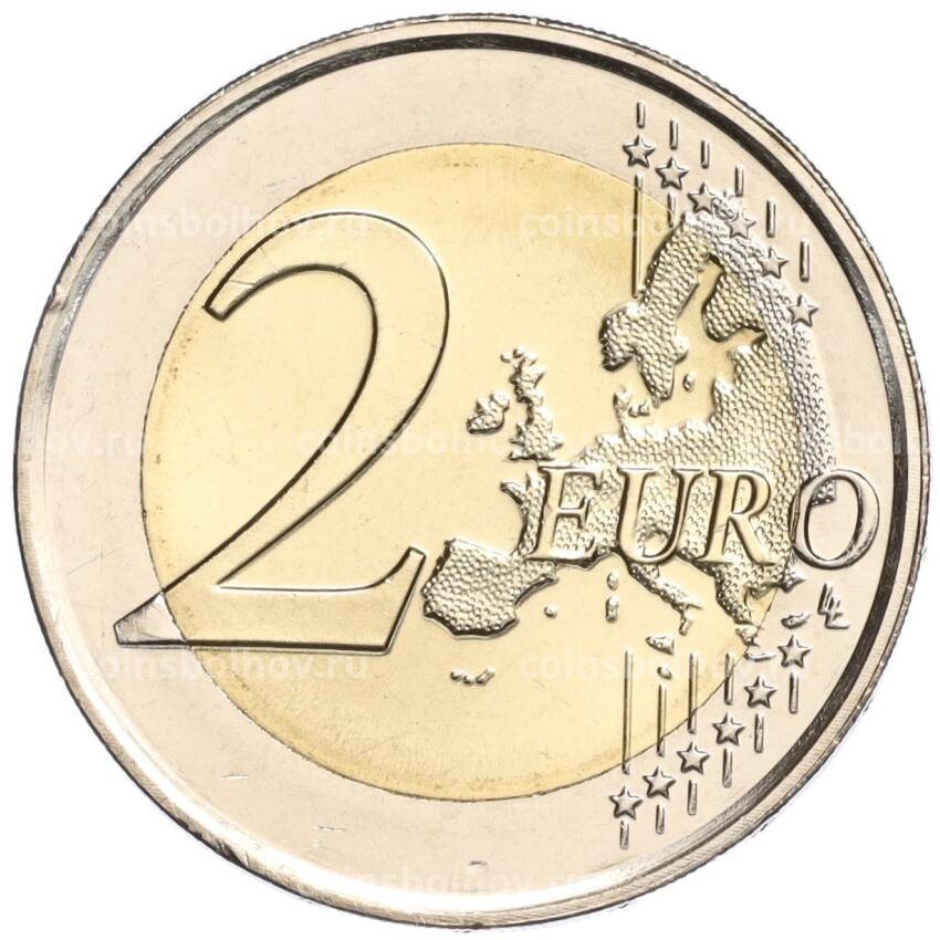 Монета 2 евро 2014 года Мальта — 200 лет полиции Мальты (вид 2)