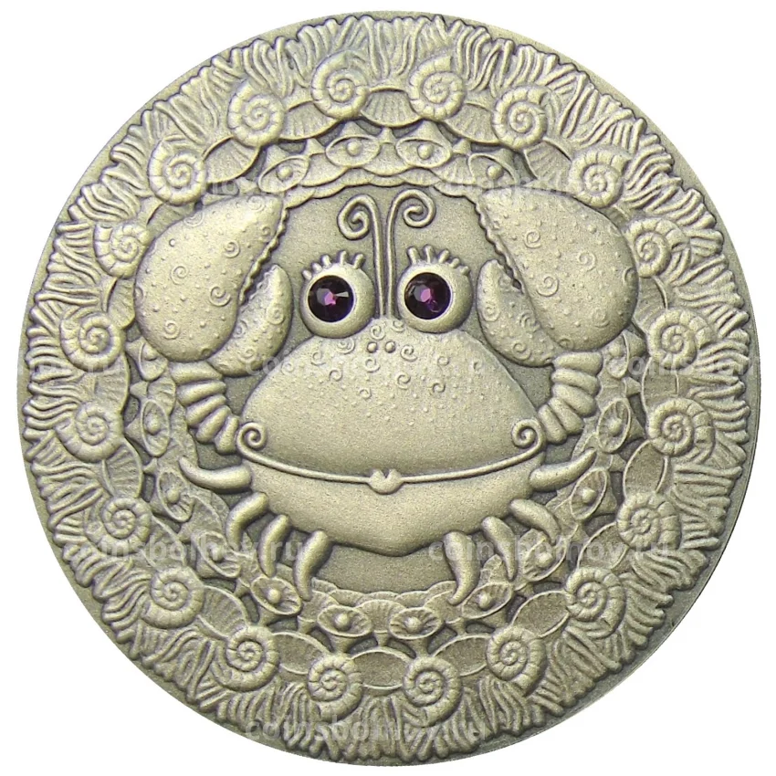 Монета 20 рублей 2009 года Белоруссия — Знаки зодиака — Рак