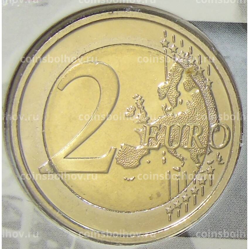 Монета 2 евро 2014 года Бельгия — 150 лет бельгийскому Красному кресту (в блистере) (вид 2)