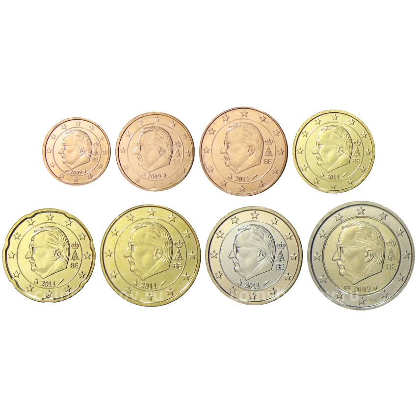 Набор монет евро Бельгия