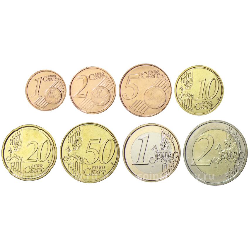Набор монет евро Бельгия (вид 2)