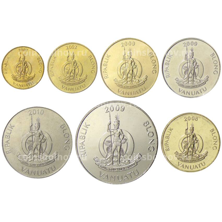 Набор монет Вануату (вид 2)