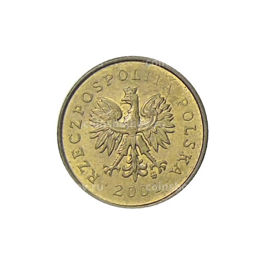 Монета 1 грош 2001 года Польша