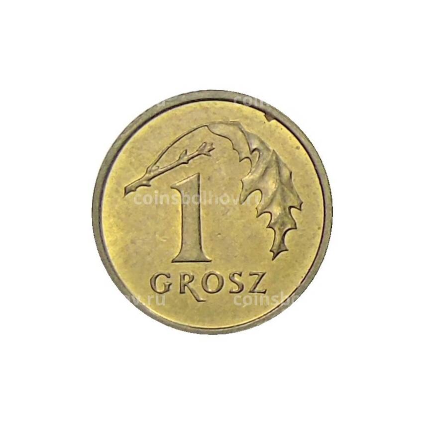 Монета 1 грош 2001 года Польша (вид 2)