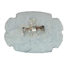 Значок Москва-пединститут — здесь выступал В.И. Ленин (вид 2)