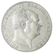 Монета 1 союзный талер 1859 года  Германские государства — Пруссия (аверс)