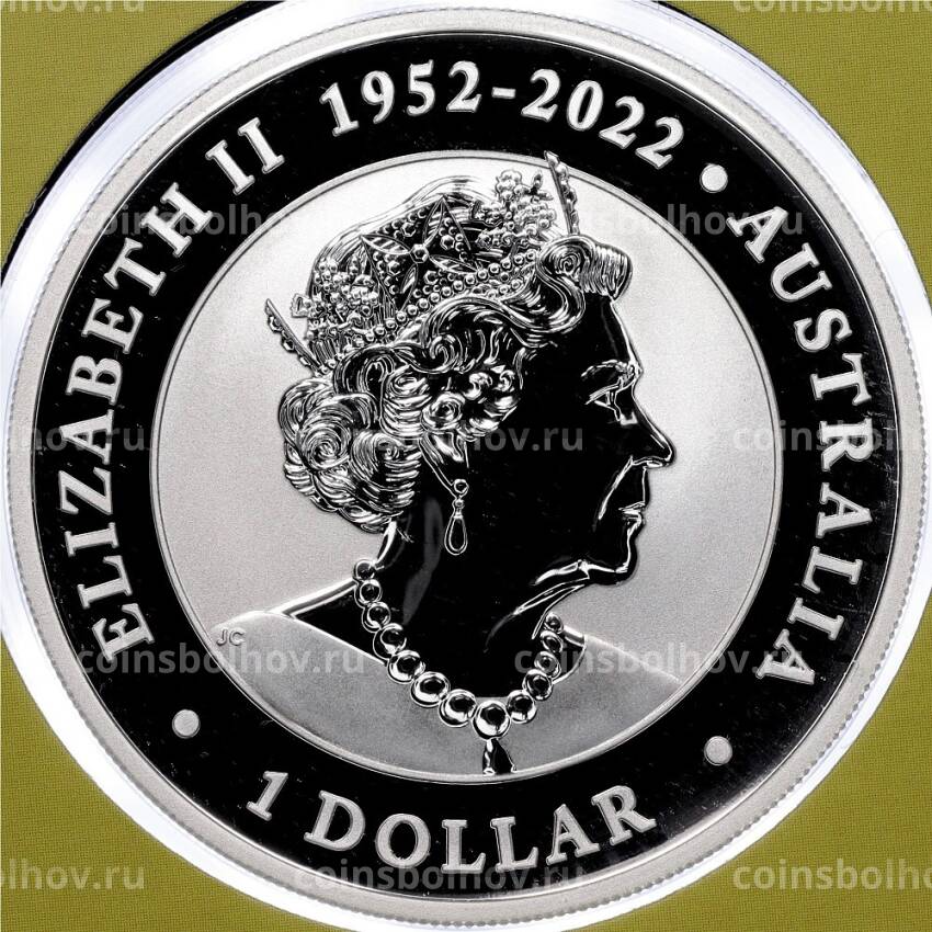 Монета 1 доллар 2023 года Австралия «Австралийская кукабарра» (Цветное покрытие, в блистере) (вид 2)