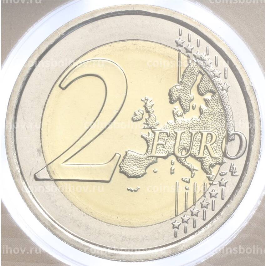 Монета 2 евро 2015 года Сан-Марино «25 лет объединению Германии» ( в буклете) (вид 2)