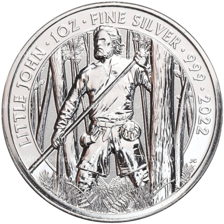 Монета 2 фунта 2022 года Великобритания «Мифы и легенды — Маленький Джон»