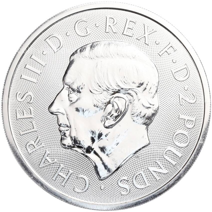 Монета 2 фунта 2024 года Великобритания (Карл III) «Джеймс Бонд — Агент 007 (Бонд 1960-х)» (вид 2)