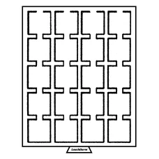 Кассета на 20 ячеек для хранения и презентации монет в капсулах «QUADRUM» до 50 мм MB (LEUCHTTURM 310511)