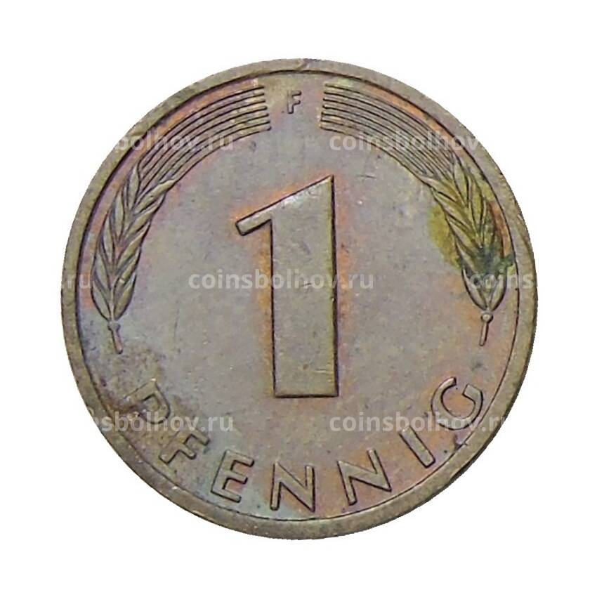 Монета 1 пфенниг 1994 года F Германия (вид 2)