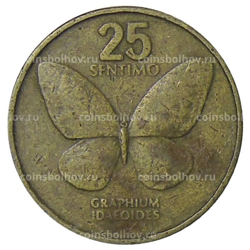 Монета 25 сентимо 1985 года Филиппины
