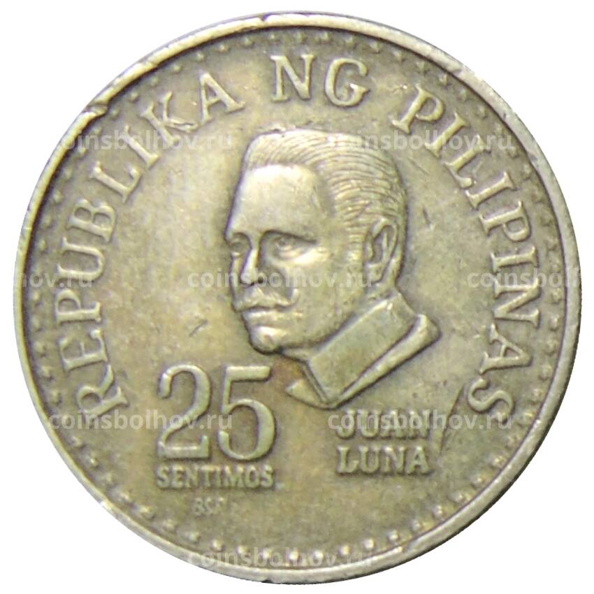 Монета 25 сентимо 1981 года Филиппины (вид 2)
