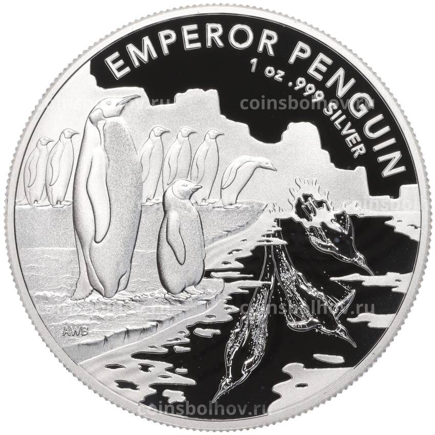 Монета 1 доллар 2023 года Австралия  «Императорский пингвин»