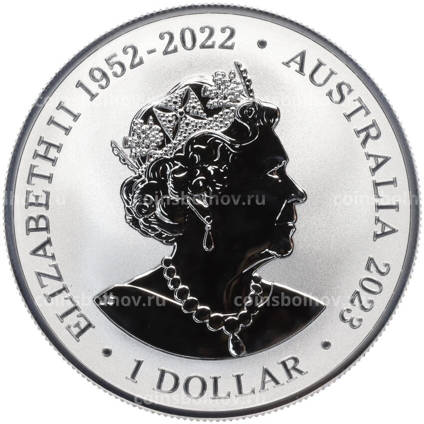Монета 1 доллар 2023 года Австралия  «50 лет Сиднейскому оперному театру» (вид 2)