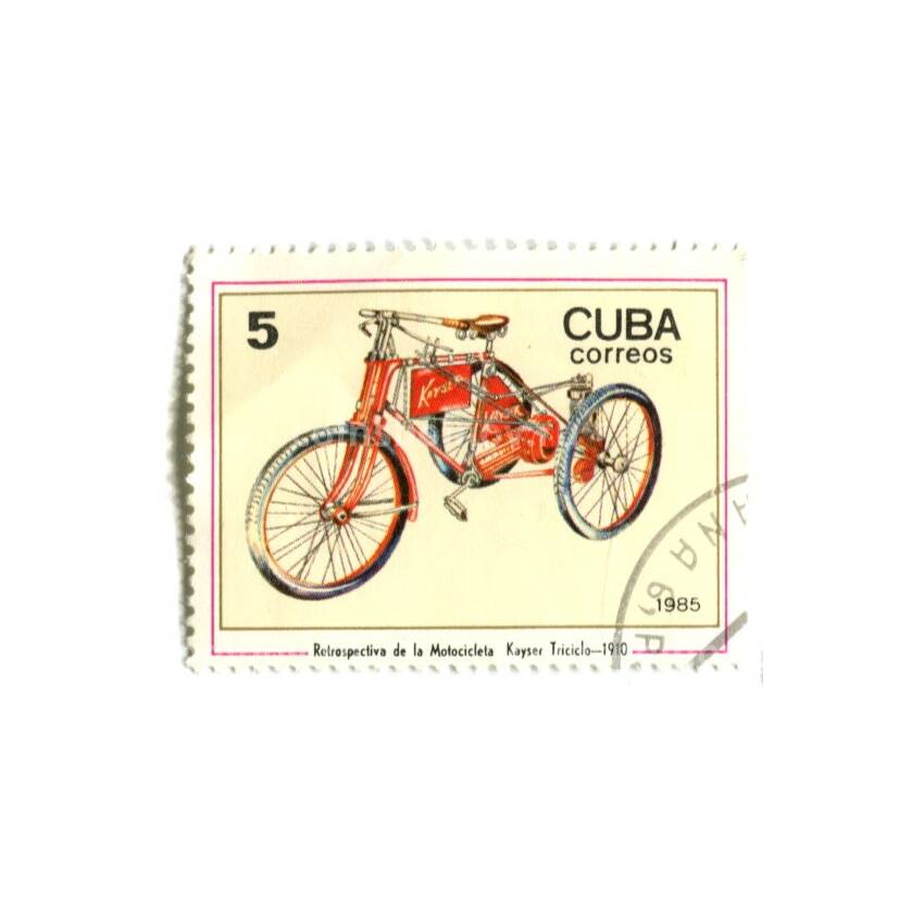 Марка Куба Мотоцикл Kayser Triciklo -1910 год