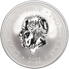 Монета 2 доллара 2023 года Ниуэ «Маори — Лица маори с татуировками» (реверс)