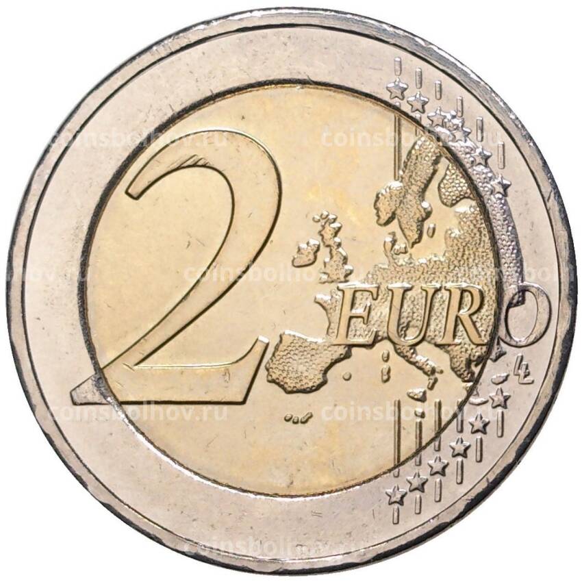 Монета 2 евро 2012 года Греция «10 лет евро наличными» (вид 2)