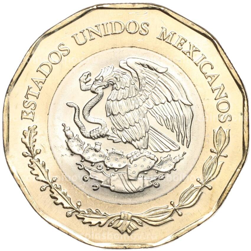 Монета 20 песо 2022 года Мексика «100 лет прибытию меннонитов в Мексику» (вид 2)