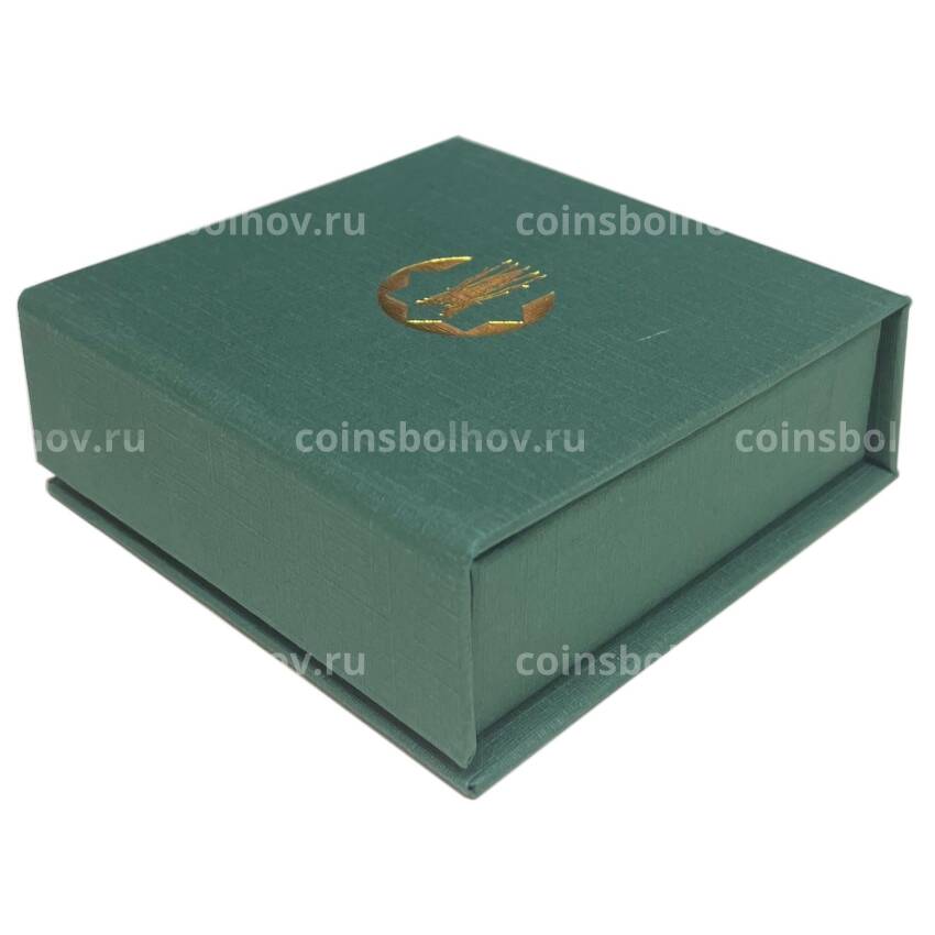 Монета 100 тенге 2022 года Казахстан — «30 лет дипломатическим отношениям между Казахстаном и Россией»(в коробке) (вид 4)