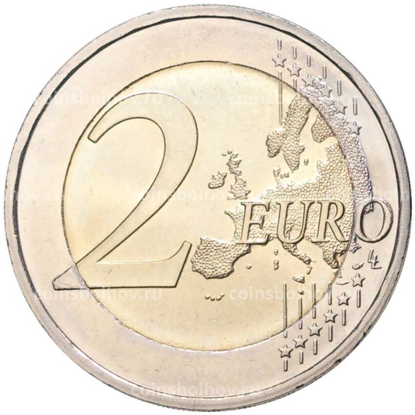 Монета 2 евро 2015 года A Германия — «100 лет со дня рождения Гельмута Шмидта» (вид 2)