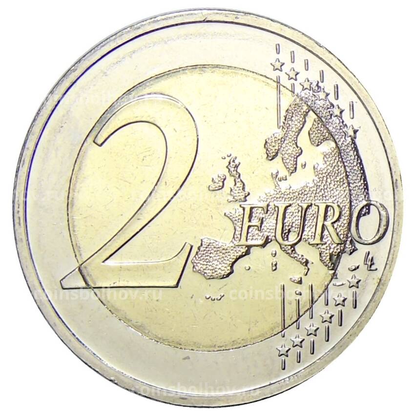 Монета 2 евро 2024 года F Германия Федеральные земли Германии — Мекленбург-Передняя Померания, Кёнигсштуль (вид 2)