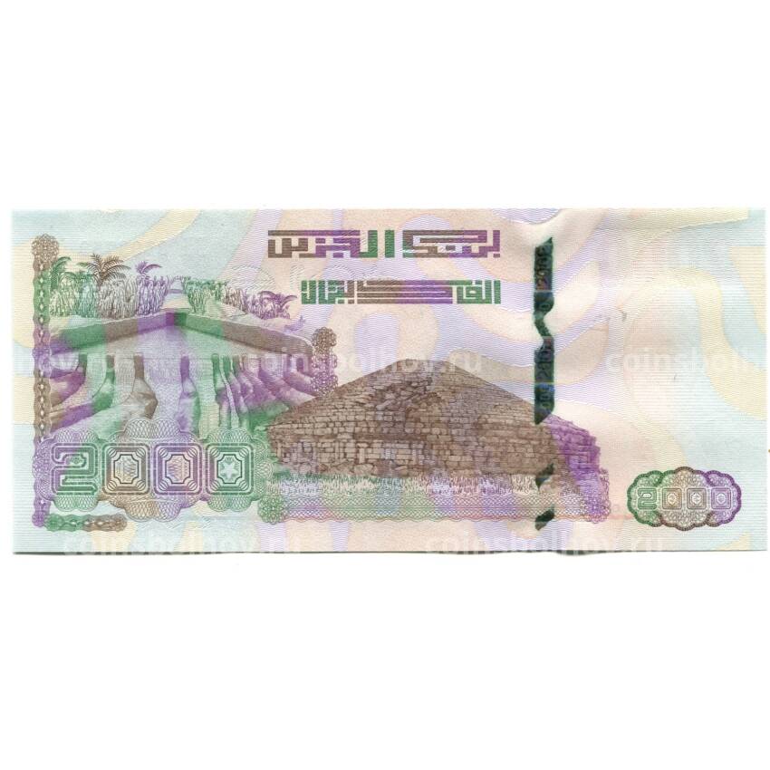 Банкнота 2000 динар 2020 года Алжир (вид 2)