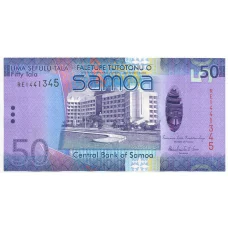 Банкнота 50 тала 2012 года Самоа (реверс)