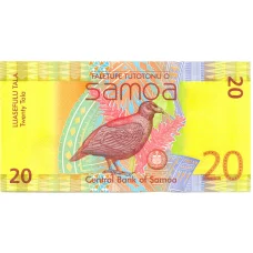 Банкнота 20 тала 2017 года Самоа (вид 2)