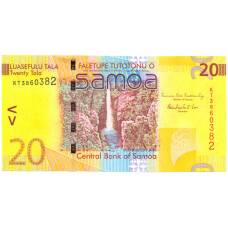 Банкнота 20 тала 2012 года Самоа