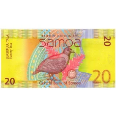 Банкнота 20 тала 2012 года Самоа (вид 2)