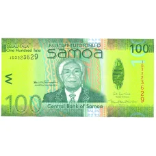 Банкнота 100 тала 2017 года Самоа (аверс)