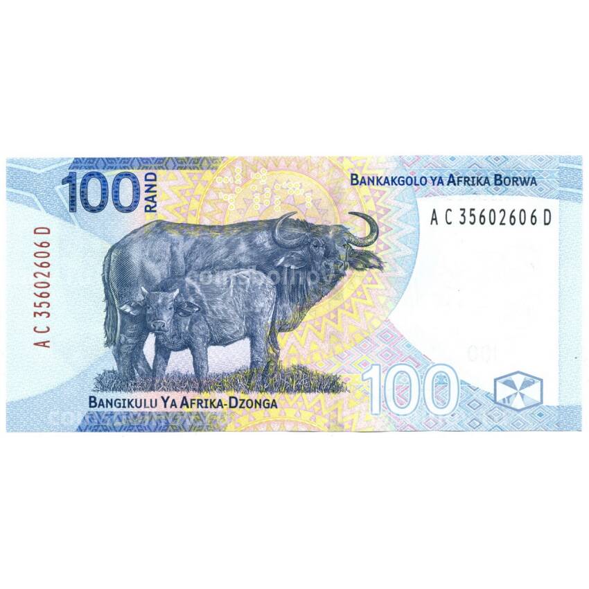 Банкнота 100 рэндов 2023 года  ЮАР (вид 2)