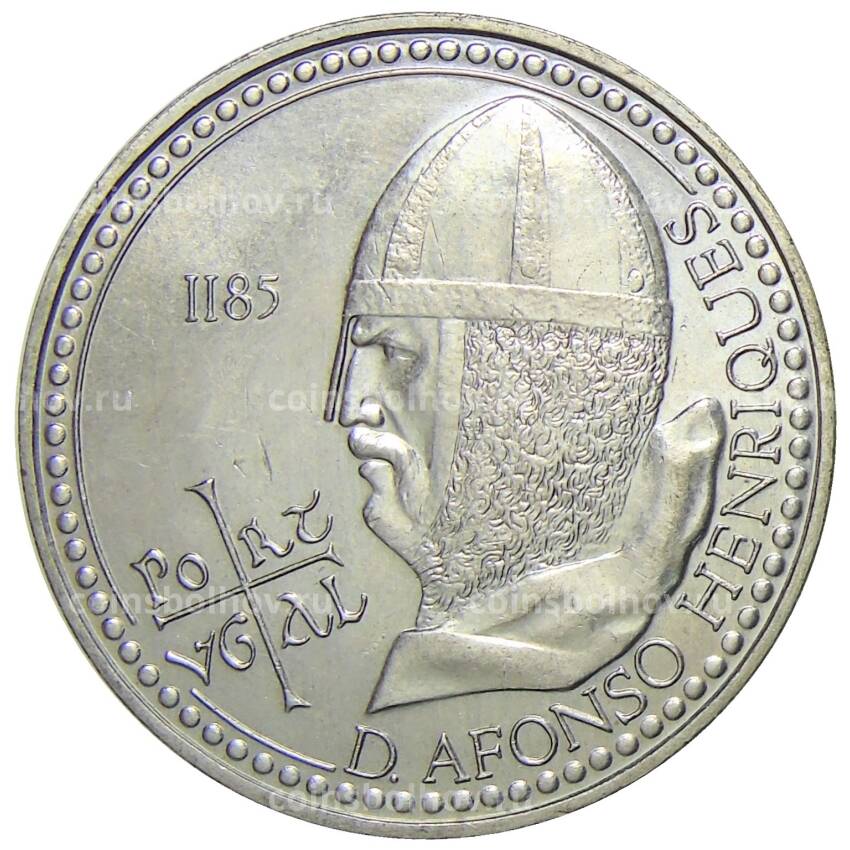 Монета 100 эскудо 1985 года Португалия — 800 лет со дня смерти Короля Альфонсо Энрике