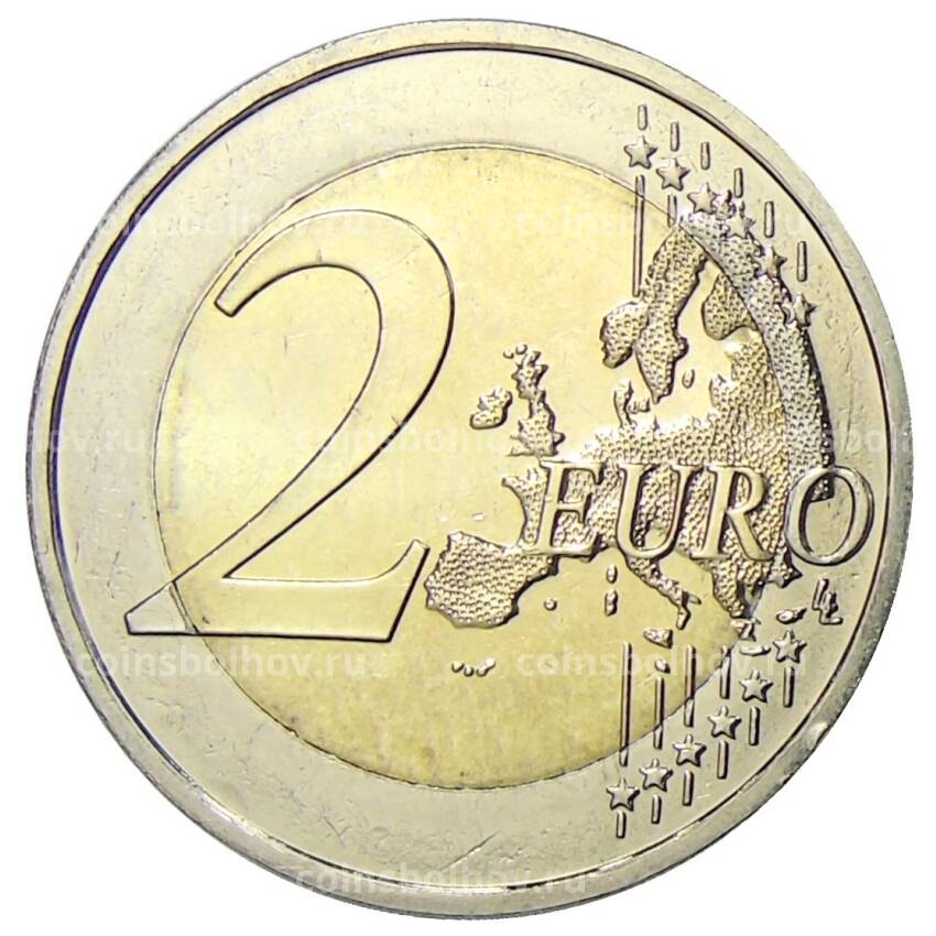Монета 2 евро 2009 года D Германия — 10 лет монетарной политики ЕС (EMU) и введения евро (вид 2)