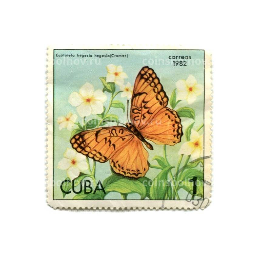 Марка Куба Бабочки Кубы — Мексиканская пятнистка