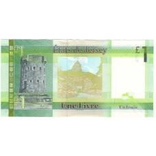 Банкнота 1 фунт 2018 года Джерси (вид 2)