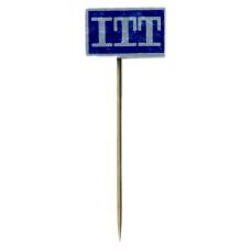 Значок рекламный ITT