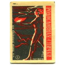 Этикетка спичечная Родословная спички №1 фабрика «Победа»