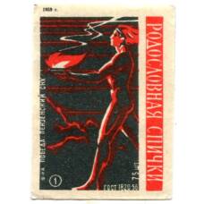 Этикетка спичечная Родословная спички №1 фабрика «Победа»