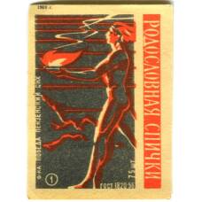 Этикетка спичечная Родословная спички №1 фабрика «Победа»